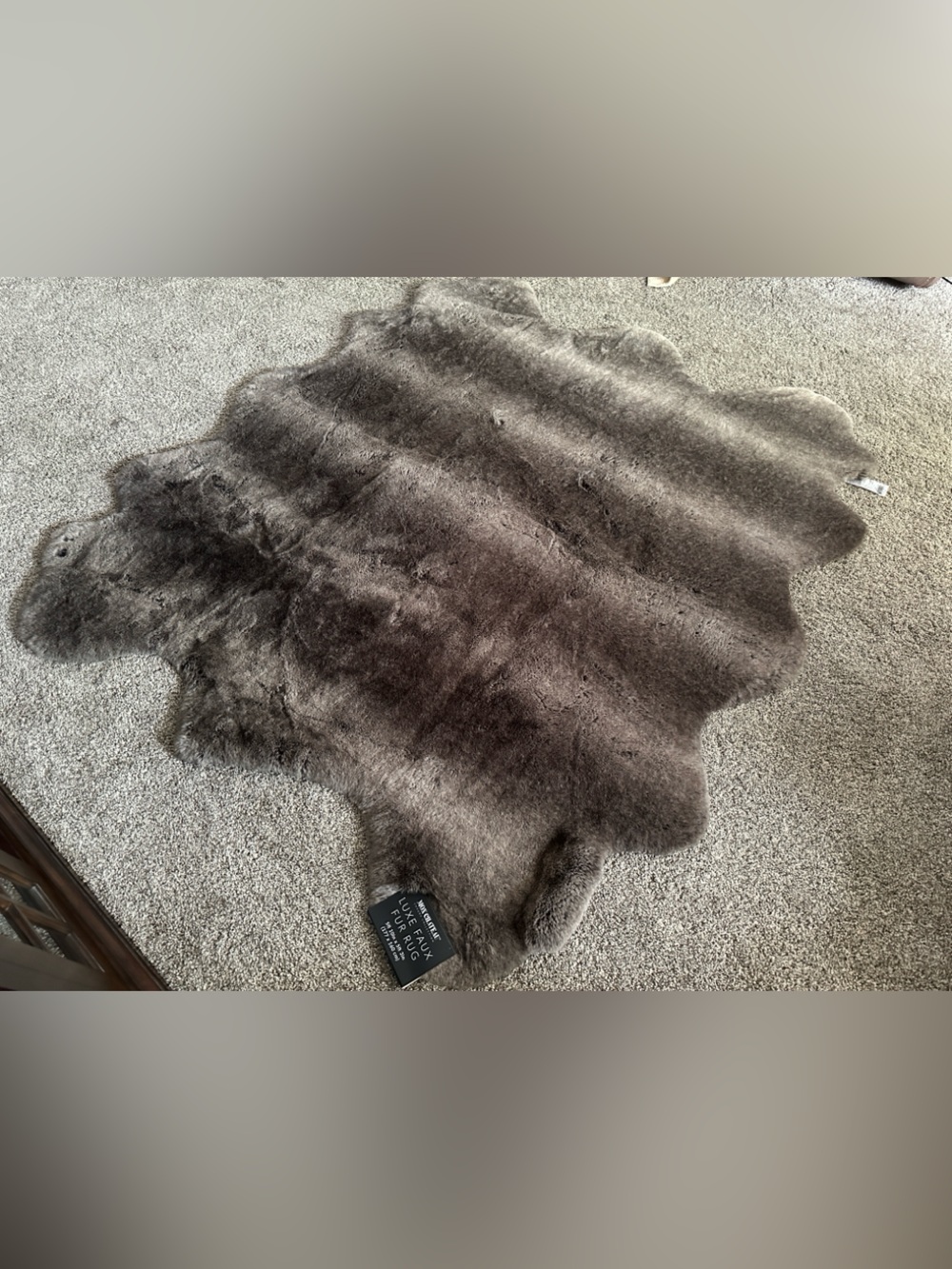 Mon Chateau Faux Fur Quad Rug